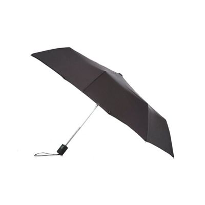 Black compact automatic umbrella